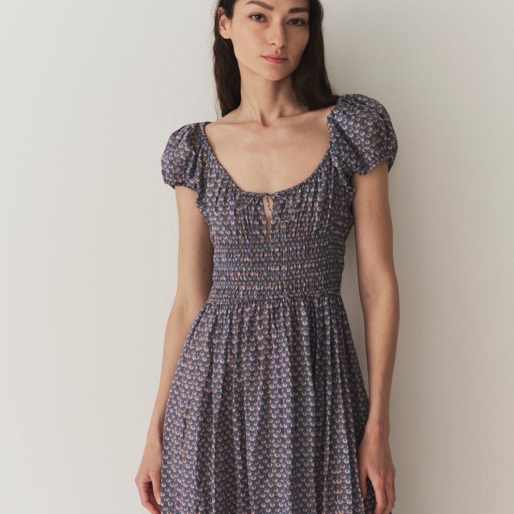 NWOT Doen Quinn Dress | Dahlia Ikat | S